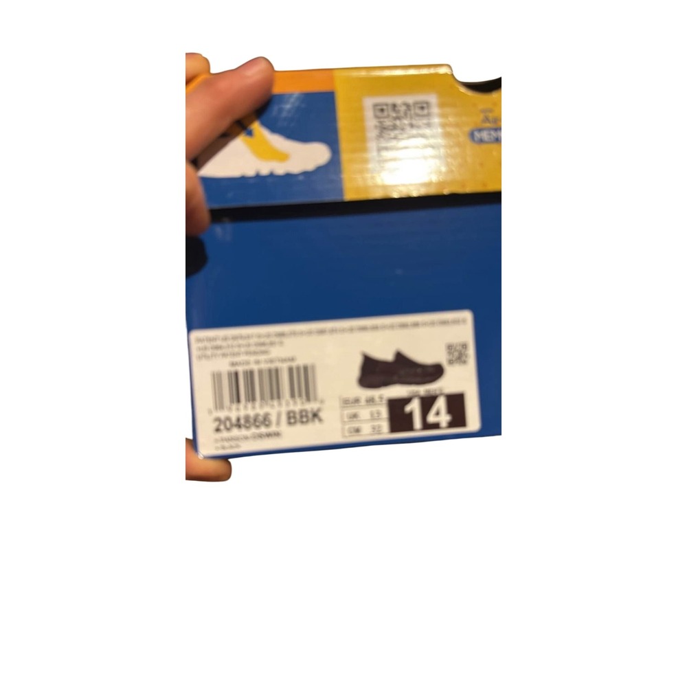 Skechers Slip-ins Mens 14 Black Relaxed Fit Air Cooled Memory Foam Shoes‎ 204866 - Picture 3 of 3